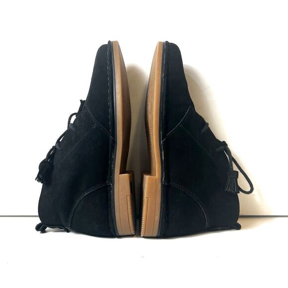 Tommy Bahama Evert Black Suede Leather Chukka Desert Ankle Booties Women's Sz 10 - Picture 5 of 11